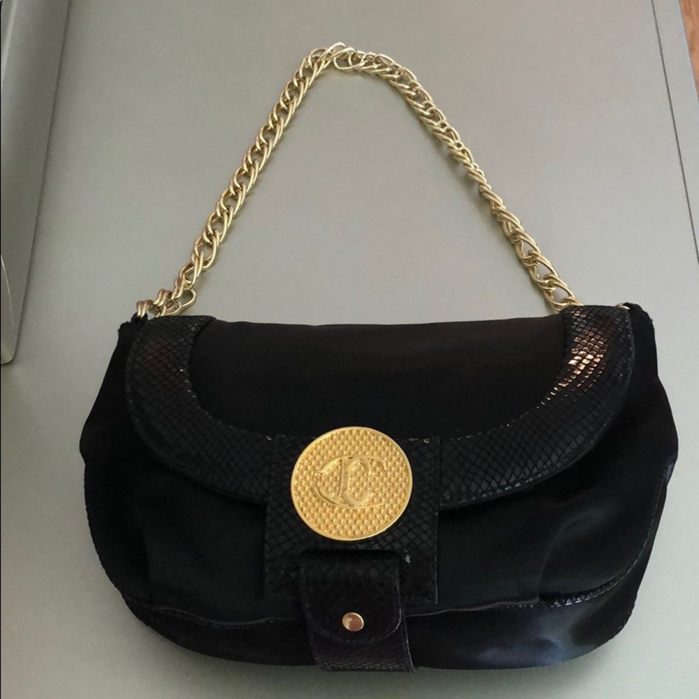 NWT Just Cavalli Italian Black Bag